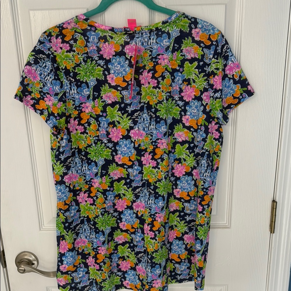 Floral V-Neck Women's Top - Picture 3 of 3